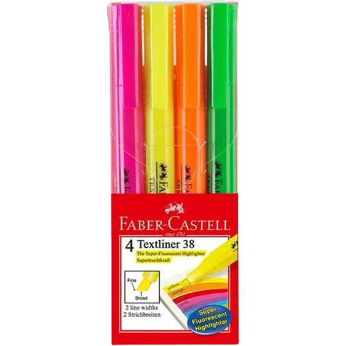 Set de Marcadores Fluorescentes Faber-Castell Textliner 38 10 Unidades 2