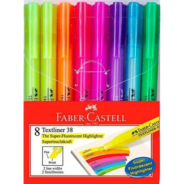 Set de Marcadores Fluorescentes Faber-Castell Textliner 38 5 Unidades 2