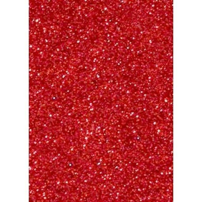 Goma Eva Fama Purpurina Rojo 50 x 70 cm (10 Unidades) 1