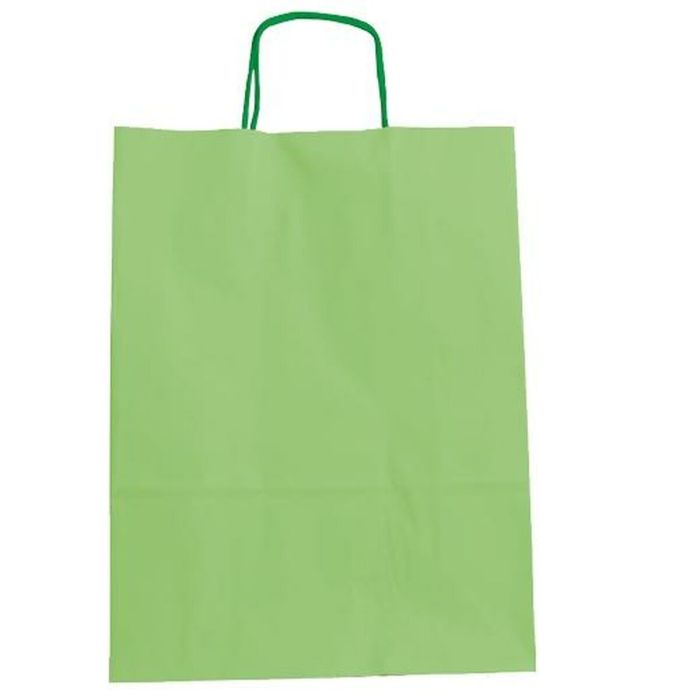 Bolsas Fama Papel Con asas Verde Claro 15 x 8 x 21 cm 25 Unidades 1