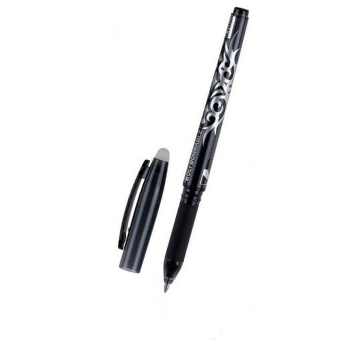 Bolígrafo MP Negro Tinta borrable 0,7 mm (12 Unidades) 1