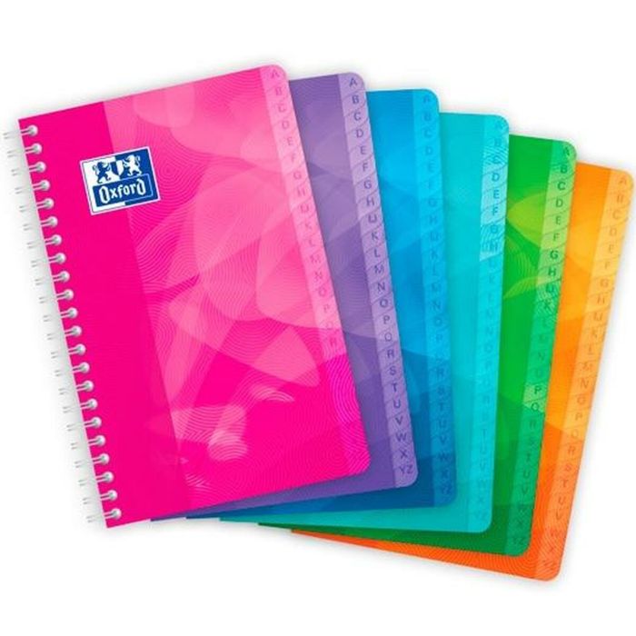 Cuaderno Oxford Multicolor 50 Hojas 11 x 17 cm 10 Unidades 1