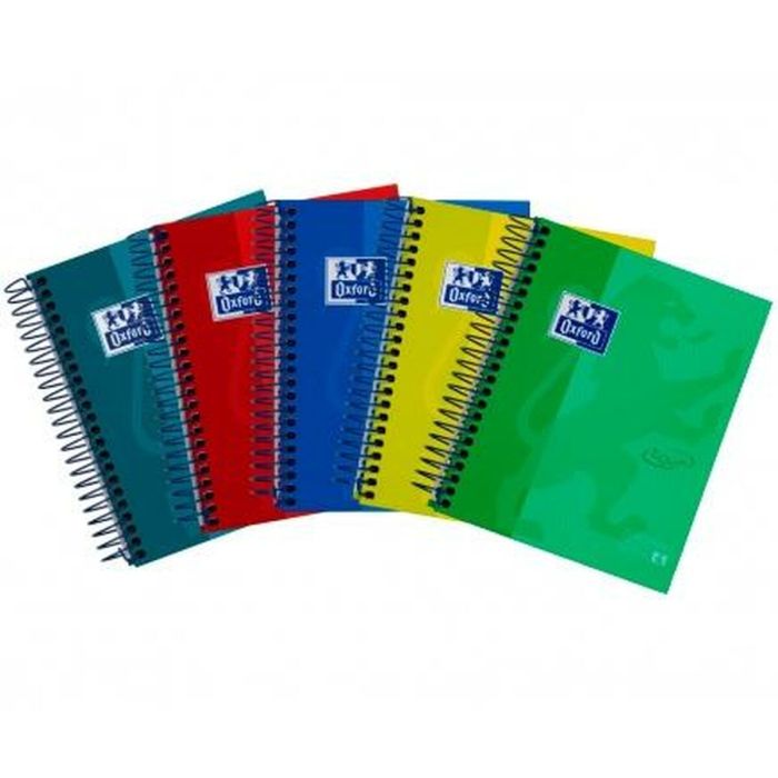 Set de Cuadernos Oxford European Book 4 Multicolor 1/8 (5 Unidades) 1