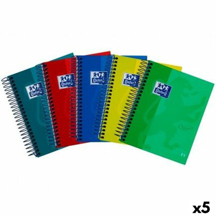 Set de Cuadernos Oxford European Book 4 Multicolor 1/8 (5 Unidades) 2