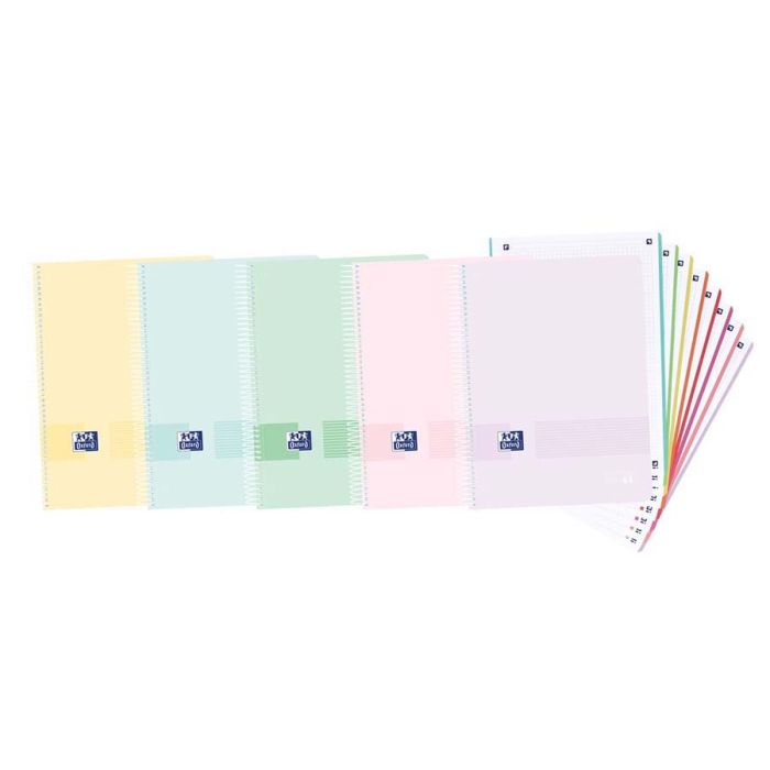 Set de Cuadernos Oxford Multicolor A4 (5 Unidades) 1