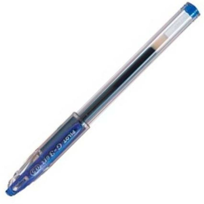 Bolígrafo de gel Pilot G-3 Azul 0,5 mm (12 Unidades) 1