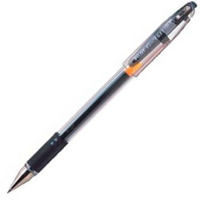 Bolígrafo de gel Pilot G-3 Negro 0,5 mm (12 Unidades) 1