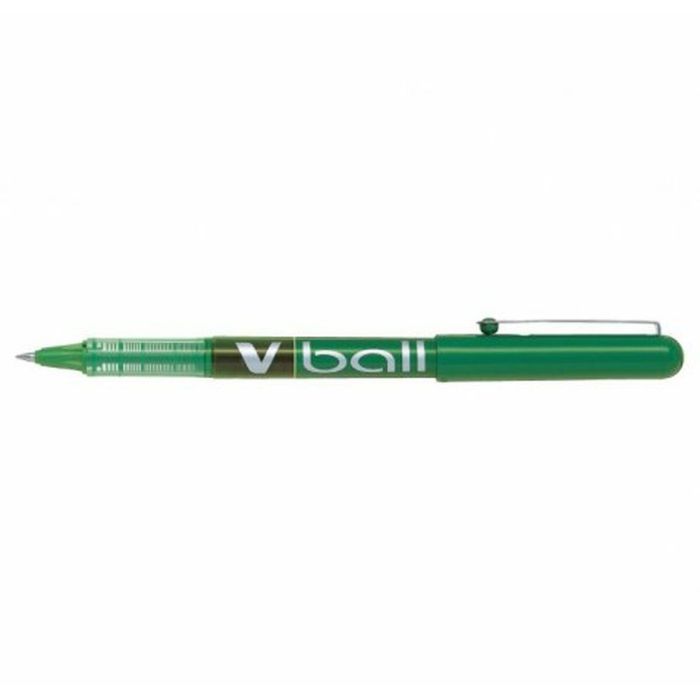 Bolígrafo Roller Pilot V Ball 0,7 mm Verde (12 Unidades) 1
