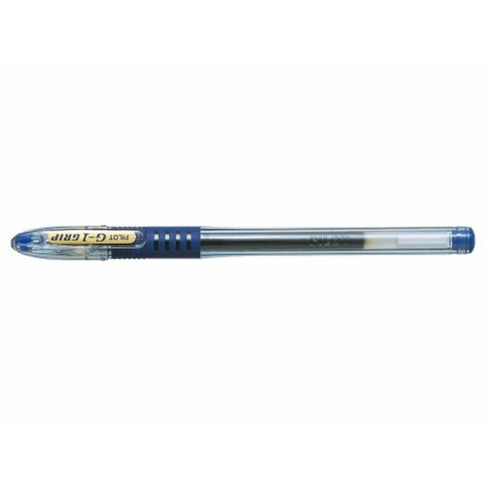 Bolígrafo de gel Pilot G1 Grip Azul 0,32 mm (12 Unidades) 1