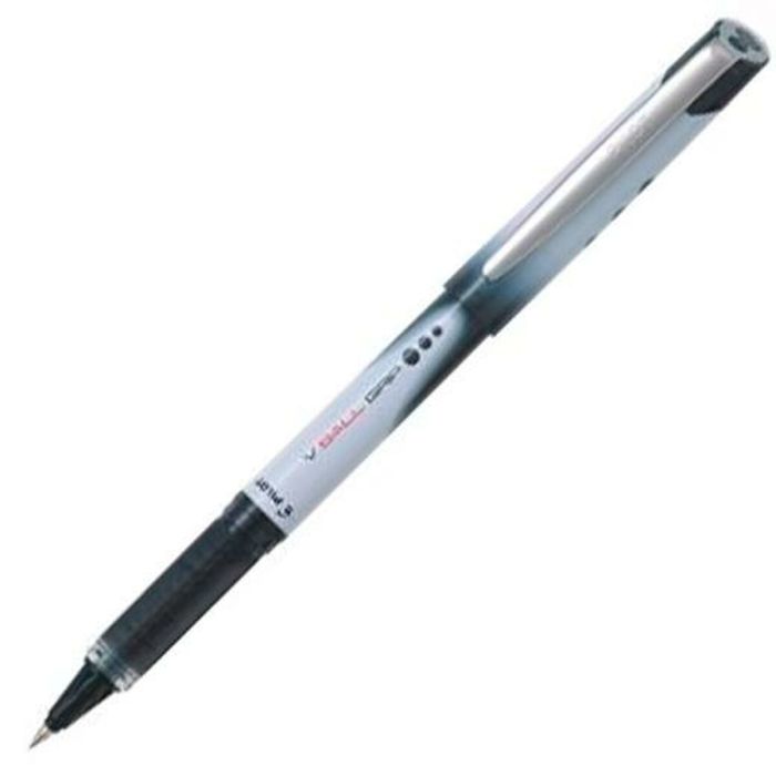 Boligrafo de tinta líquida Pilot V Ball Grip 0,7 mm Negro (12 Unidades) 2