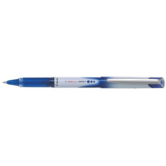 Bolígrafo Roller Pilot V-Ball Grip 0,7 mm Azul (12 Unidades) 1