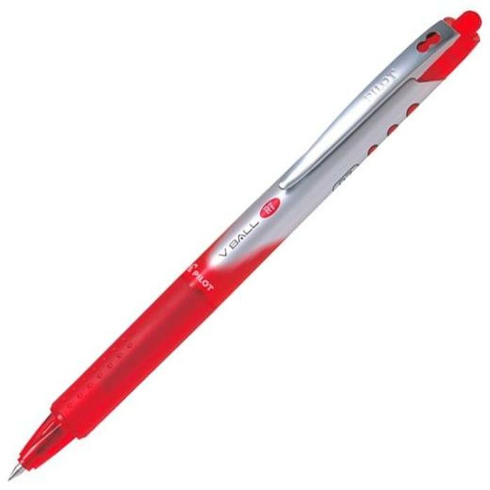 Boligrafo de tinta líquida Pilot V-BALL 07 RT Rojo 0,5 mm (12 Unidades) 1