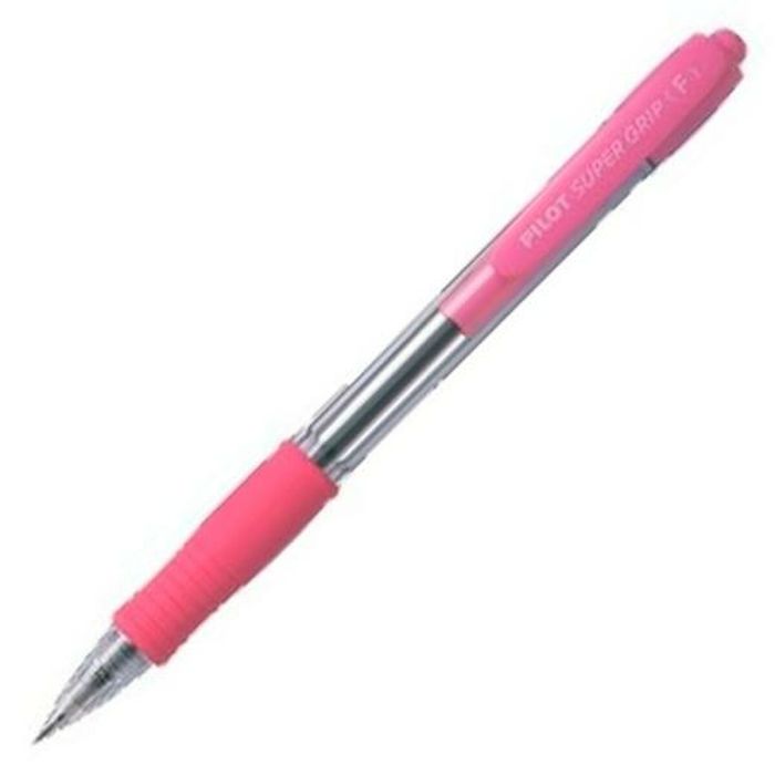 Bolígrafo Pilot Supergrip Rosa 0,4 mm (12 Unidades) 1