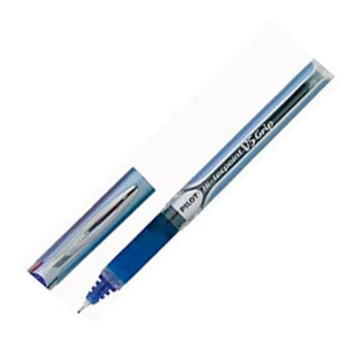 Bolígrafo Roller Pilot V5 Grip Azul Bola 0,3 mm (12 Unidades) 1