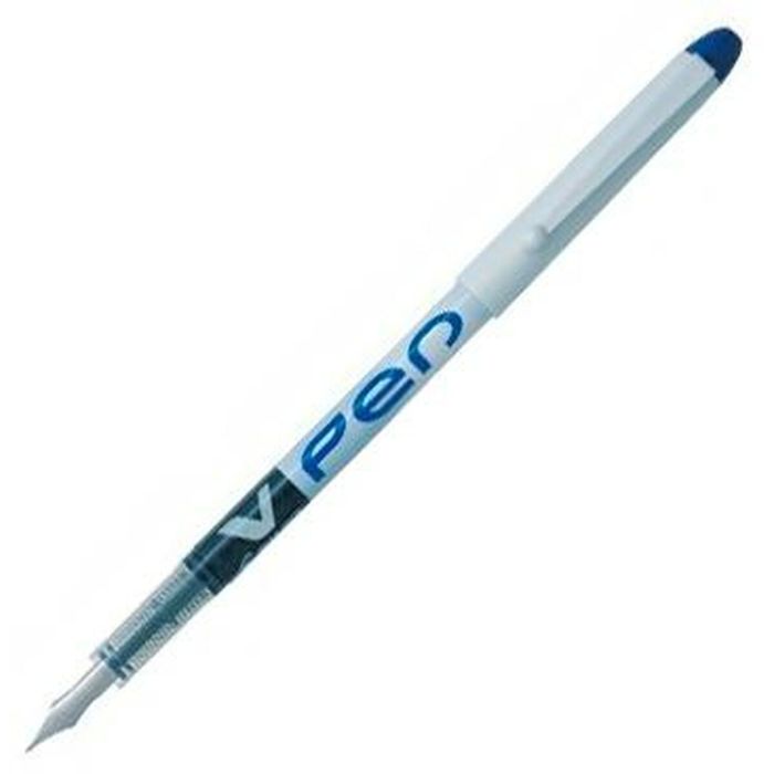 Boligrafo de tinta líquida Pilot V Pen Desechable Pluma de Caligrafía Azul Acero 0,4 mm (12 Unidades) 1