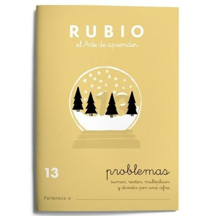 Cuaderno de matemáticas Rubio Nº 13 A5 Español 20 Hojas (10 Unidades) 1