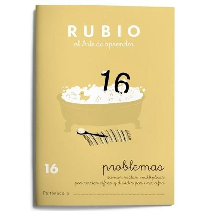 Cuaderno de matemáticas Rubio Nº 16 A5 Español 20 Hojas (10 Unidades) 1