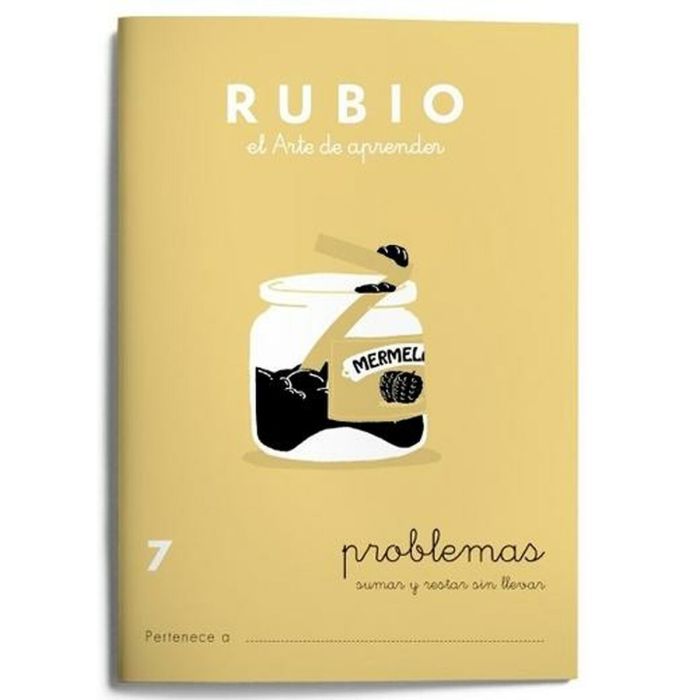 Cuaderno de matemáticas Rubio Nº 7 A5 Español 20 Hojas (10 Unidades) 1