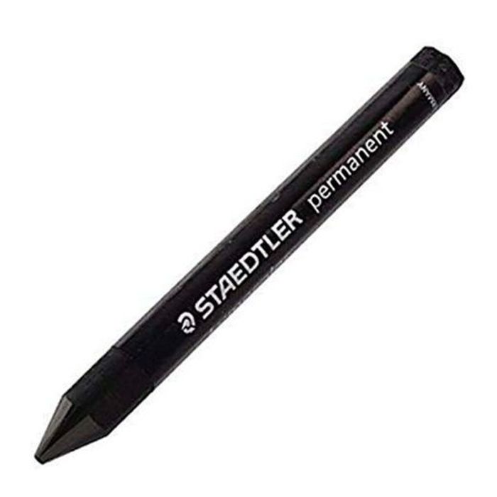 Lápiz de cera Staedtler Lumocolor 236-9 Negro (12 Unidades) 1