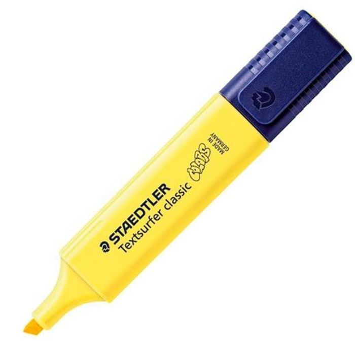 Marcador Fluorescente Staedtler Textsurfer Classic Pastel Amarillo (10 Unidades) 1