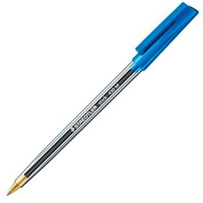 Bolígrafo Staedtler Stick 430 Azul 50 Unidades 1