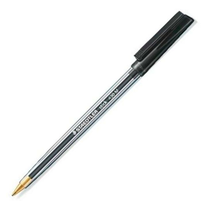 Bolígrafo Staedtler Stick 430 Negro (50 Unidades) 1