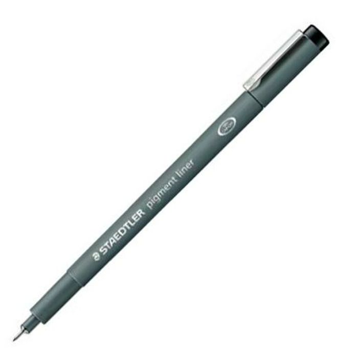 Rotuladores Staedtler Pigment Line Negro (10 Unidades) 3