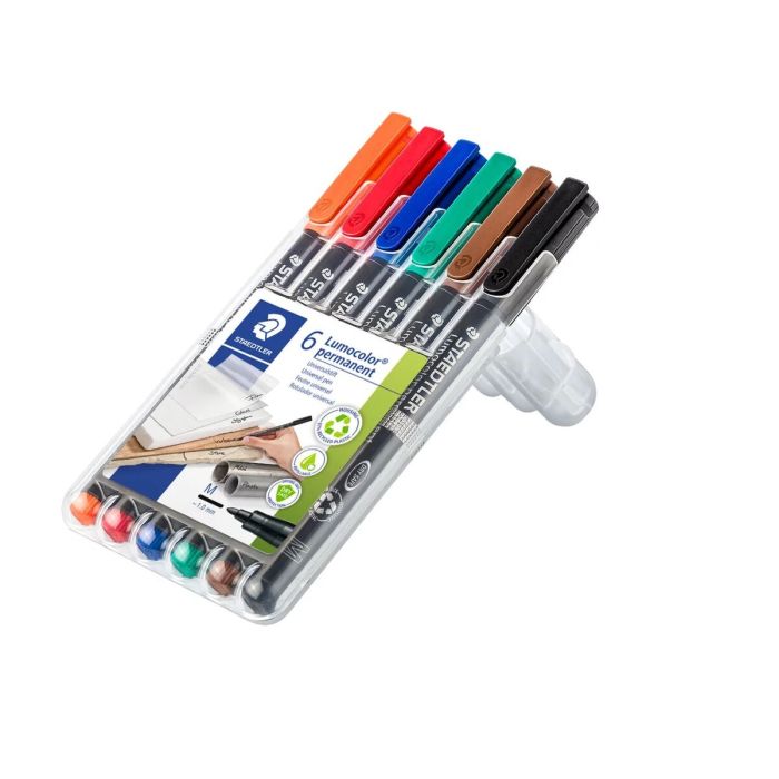 Set de Rotuladores Staedtler Lumocolor 317 M Multicolor (16 Unidades) 1