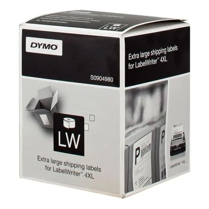 Etiquetas para Impresora Dymo LW 4XL Negro/Blanco 104 x 159 mm (12 Unidades) 1