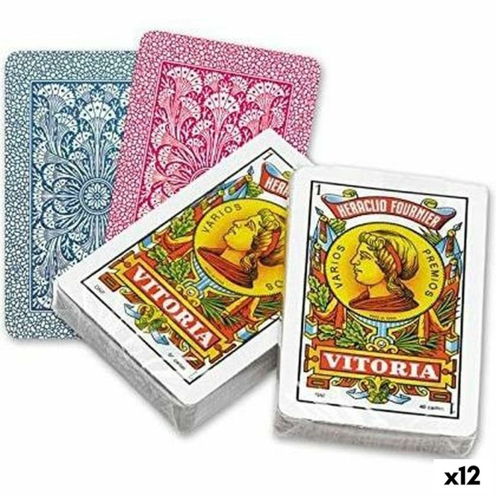 Baraja Naipes Españoles (40 Cartas) Fournier 12 Unidades (61,5 x 95 mm)