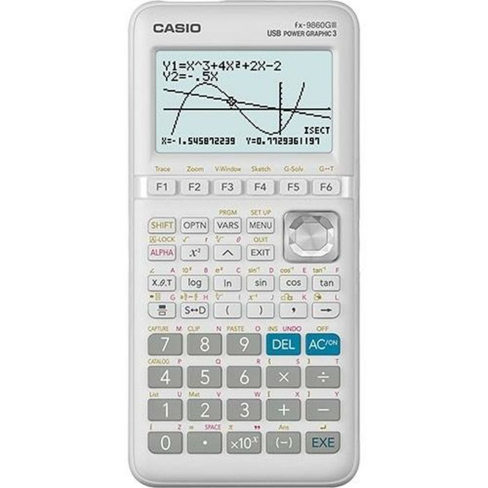 Calculadora gráfica Casio FX-9860G II Blanco (5 Unidades) 1