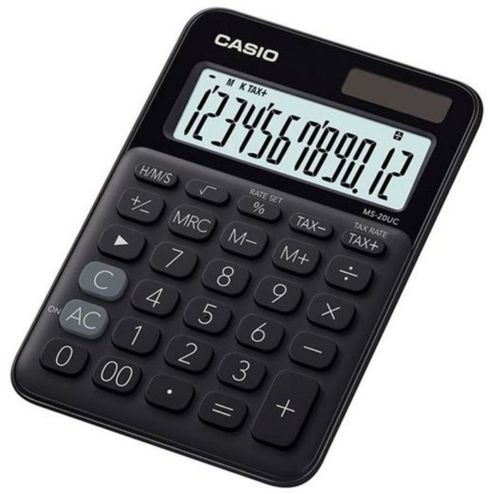 Calculadora Casio MS-20UC 2,3 x 10,5 x 14,95 cm Negro (10 Unidades) 1