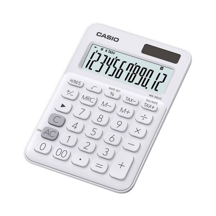 Calculadora Casio MS-20UC Blanco 2,3 x 10,5 x 14,95 cm (10 Unidades) 1