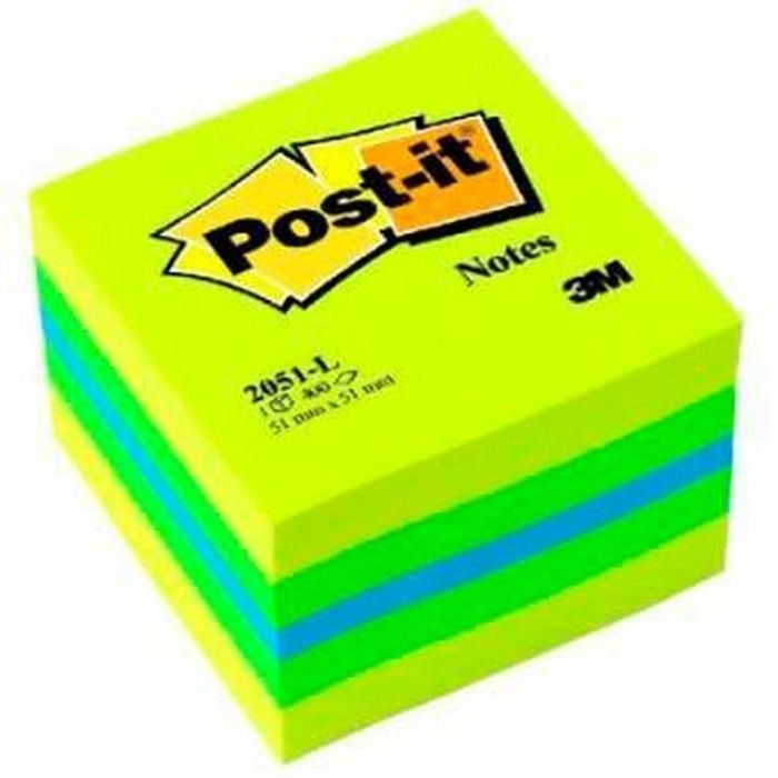 Notas Adhesivas Post-it 2051-L Multicolor 5,1 x 5,1 cm (24 Unidades) 1