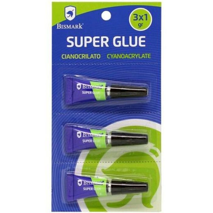 Adhesivo Instantáneo Bismark Super Glue 1 g (24 Unidades) 1