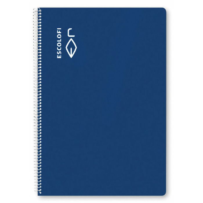 Cuaderno ESCOLOFI Azul Din A4 50 Hojas (10 Unidades) 1