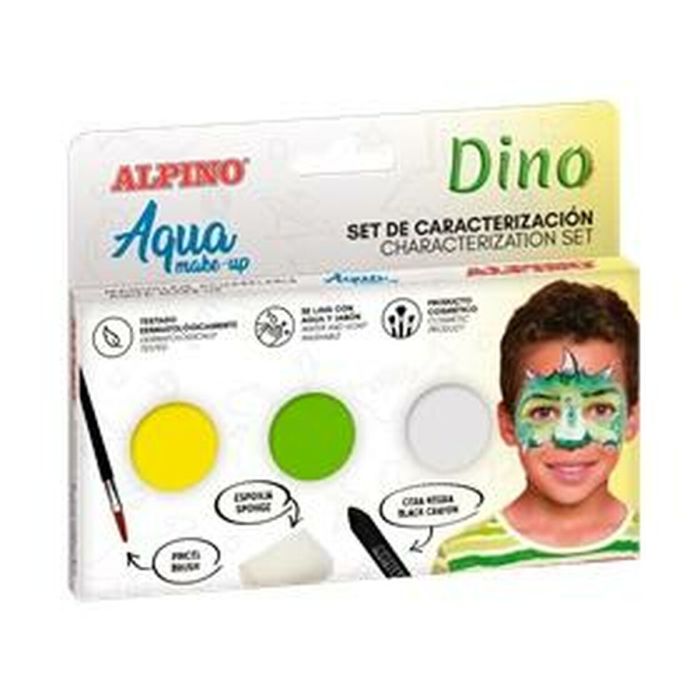 Set de Maquillaje Infantil Alpino Dino Al agua (12 Unidades) 1