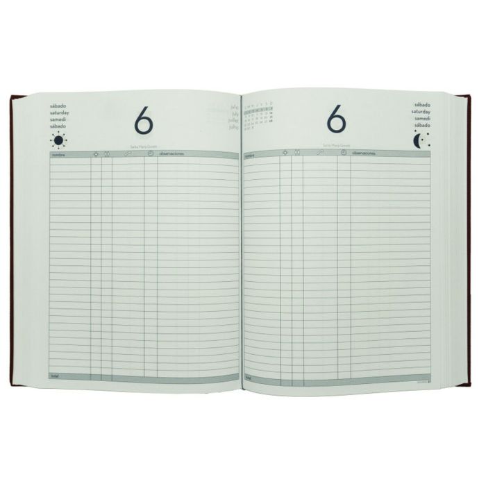Libro de Reservas Deusto Gris 19,5 x 26,5 cm 1 Libro de Reservas Deusto Gris 19,5 x 26,5 cm 1