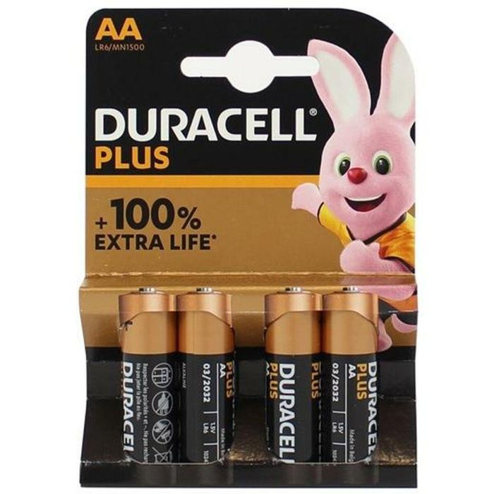 Pilas Alcalinas DURACELL Plus Extra LR06 1,5 V (20 Unidades) 1