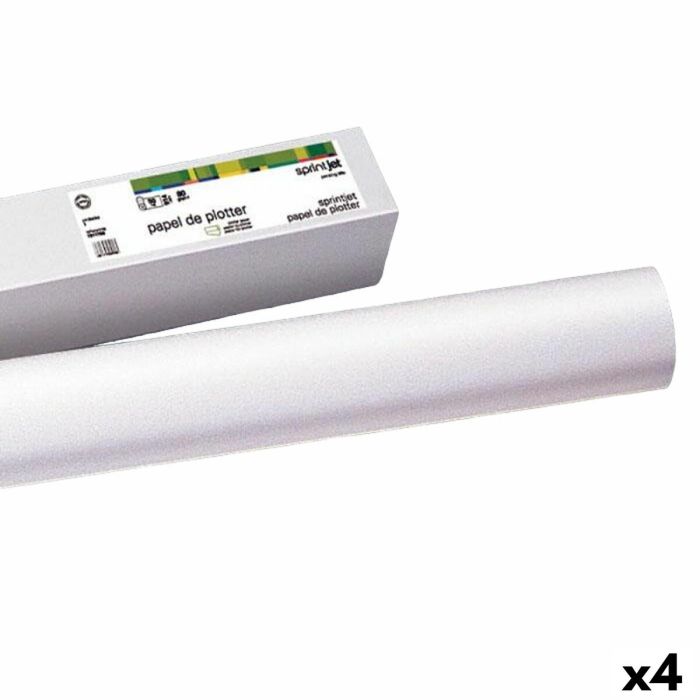 Fabrisa Rollo De Papel Para Plotter 61024"X50M 90 gr Blanco Opaco