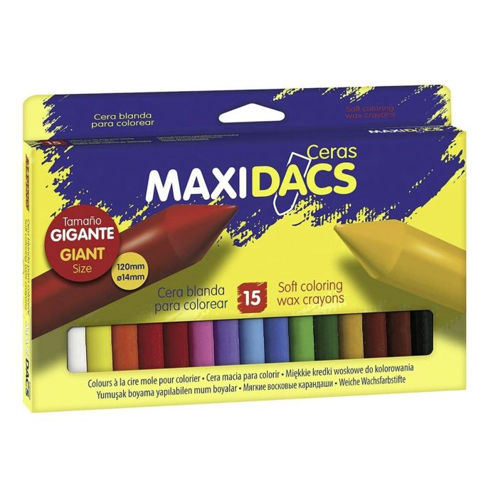 Ceras de colores Alpino Maxidacs Multicolor (24 Unidades) 1