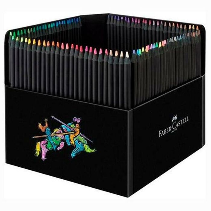 Lápices de colores Faber-Castell Black Edition Multicolor (6 Unidades) 1