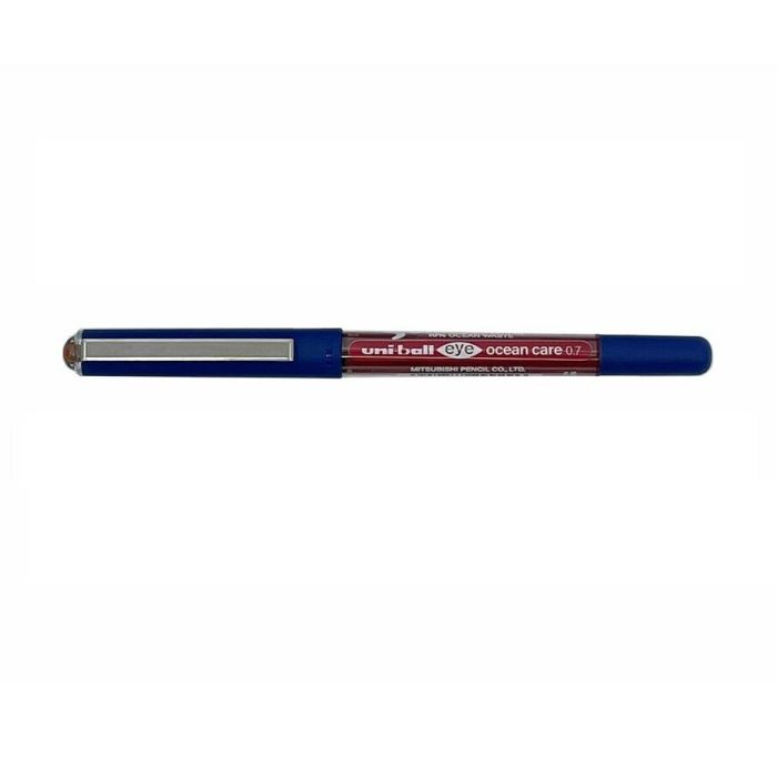 Boligrafo de tinta líquida Uni-Ball Eye Ocean Care 0,7 mm Rojo (12 Unidades) 1