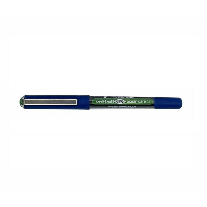 Boligrafo de tinta líquida Uni-Ball Eye Ocean Care 0,7 mm Verde (12 Unidades) 1