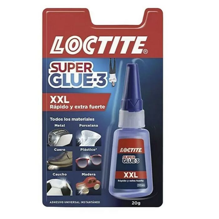Adhesivo Instantáneo Loctite Super Glue-3 XXL 20 g (12 Unidades) 1