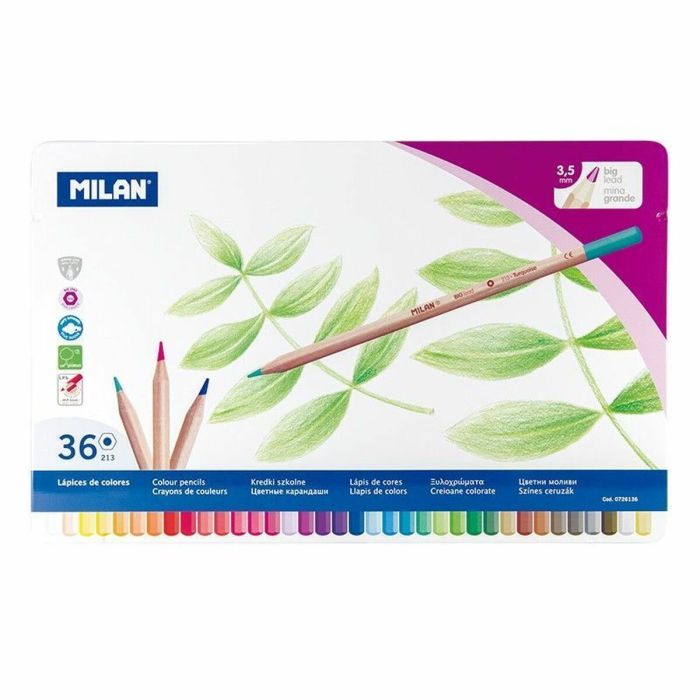 Lápices de colores Milan Multicolor (4 Unidades) 1