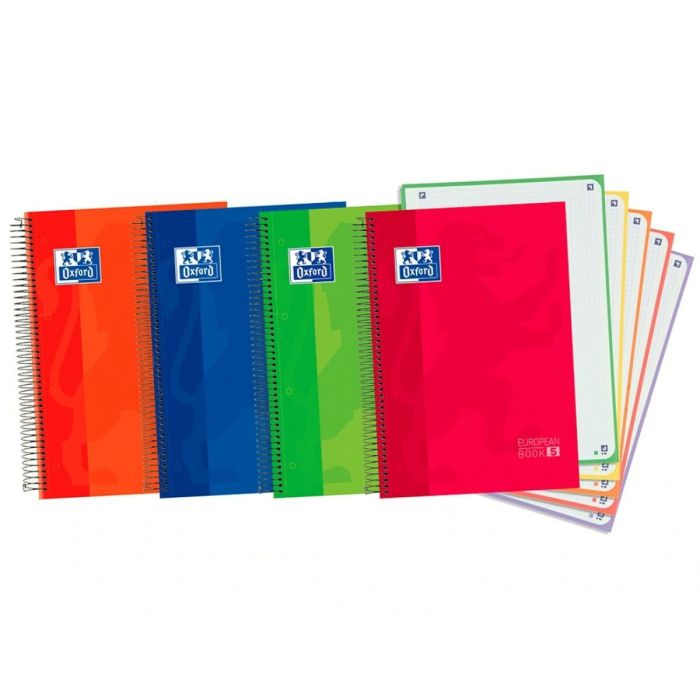Set de Cuadernos Oxford Multicolor A4+ 120 Hojas (3 Unidades) 1