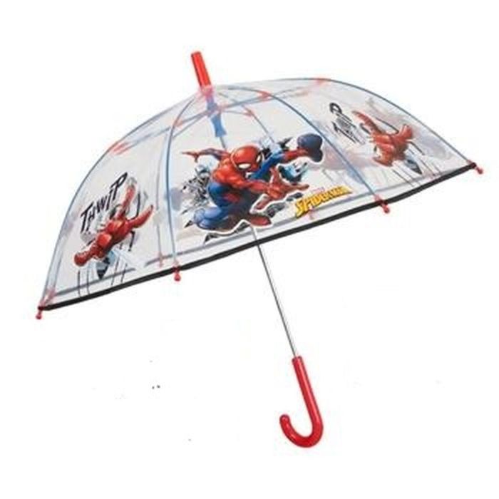 Perletti Paraguas Infantil 45-8 Manual Cupula Poe Spiderman Fibra Vidrio