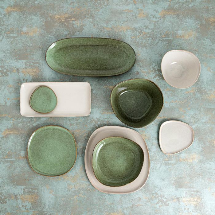 Bidasoa Plato Llano Cerámico Ikonic Blanco 20,2x19,7 cm Set de 6 con Relieves Orgánicos, Apto Lavavajillas y Microondas 3 Bidasoa Plato Llano Cerámico Ikonic Blanco 20,2x19,7 cm Set de 6 con Relieves Orgánicos, Apto Lavavajillas y Microondas 3