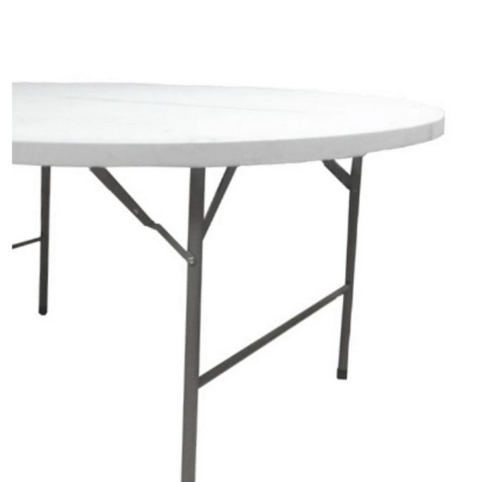 Mesa Plegable Blanco HDPE 122 x 122 x 74 cm 1